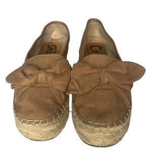 Sam Edelman Camel Bow Espadrilles